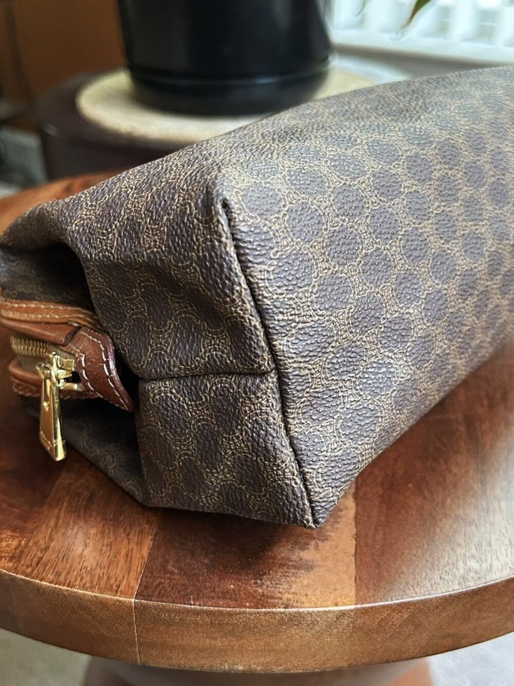 CELINE Macadam Pouch, Brown - Picture 10 of 11